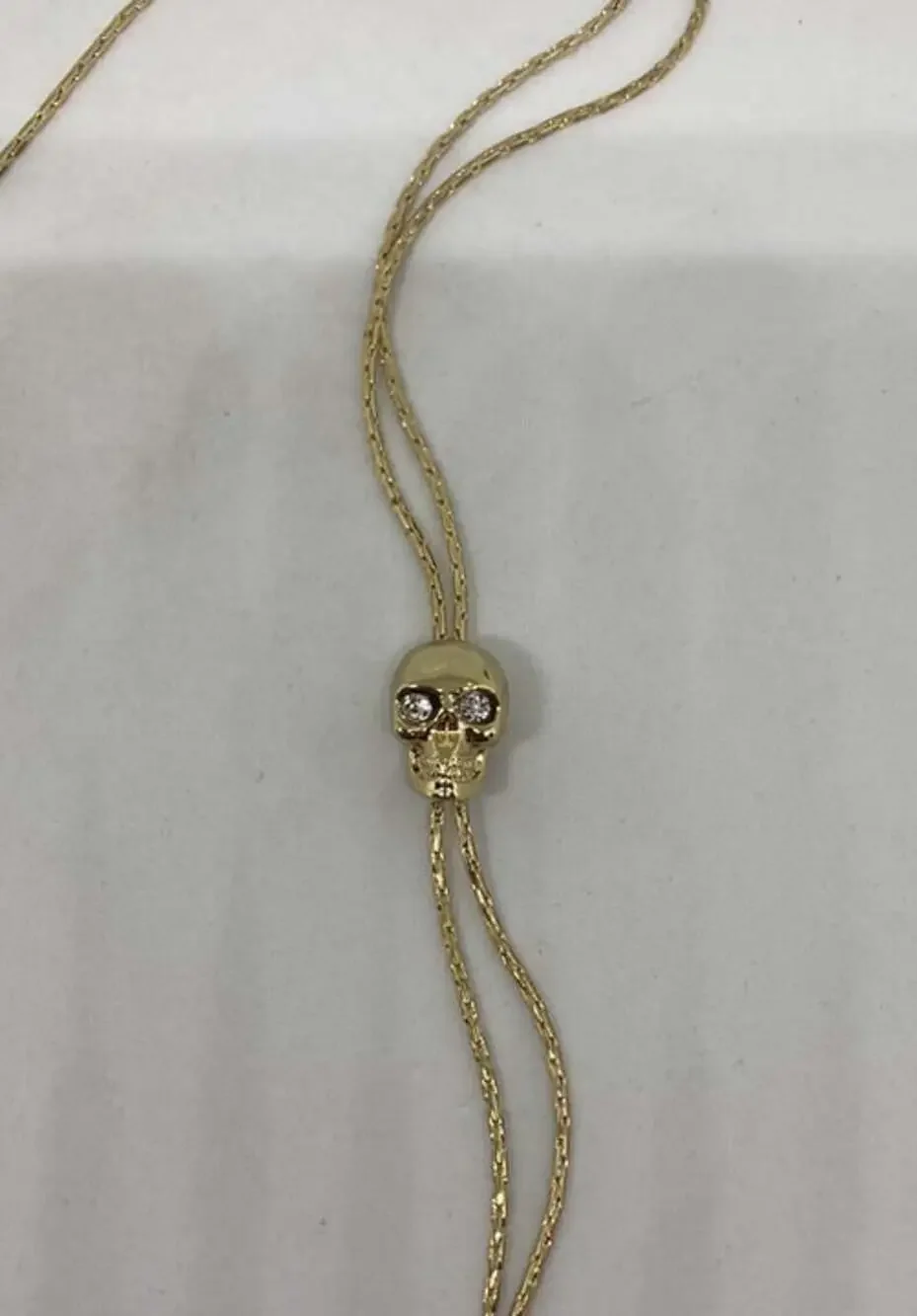 NEW The Walking Dead Skull & Bullets Bolo Necklace *~* FAST FREE SHIPPING!